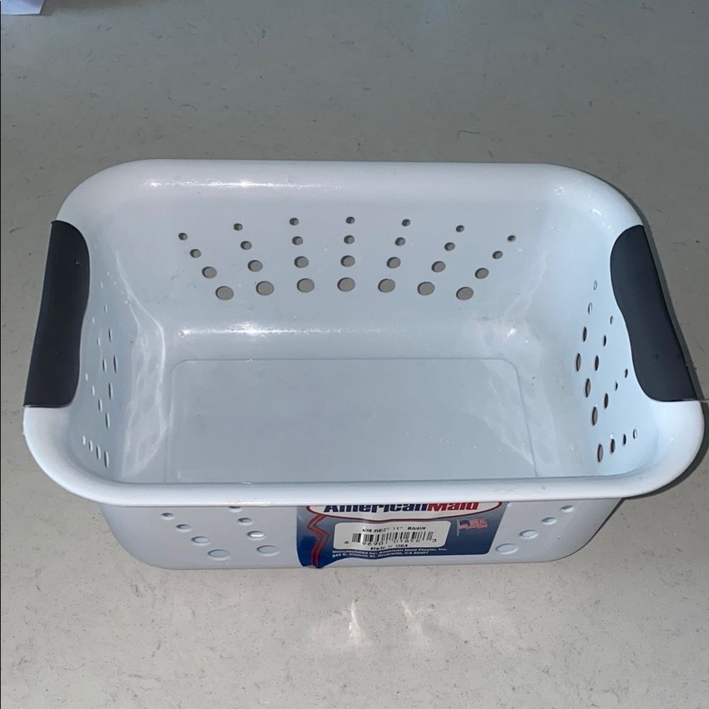 American Maid Rectangular Dish Basin - White